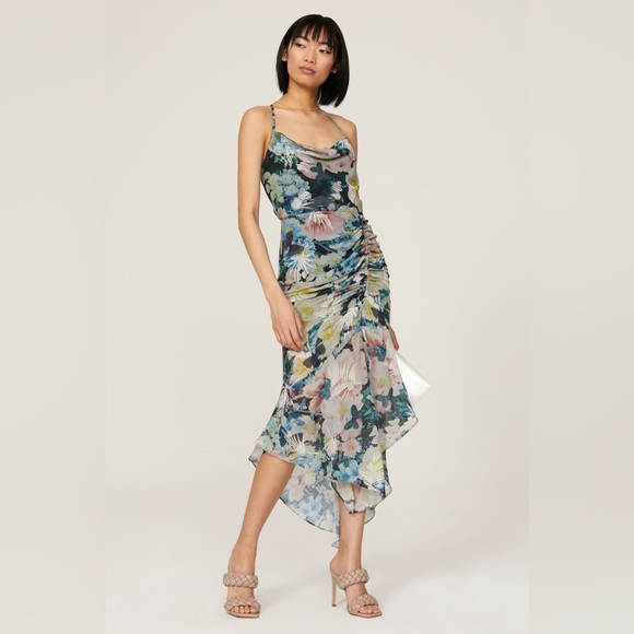 sau lee Dresses & Skirts - Sau Lee Freida Dress size 4 blue